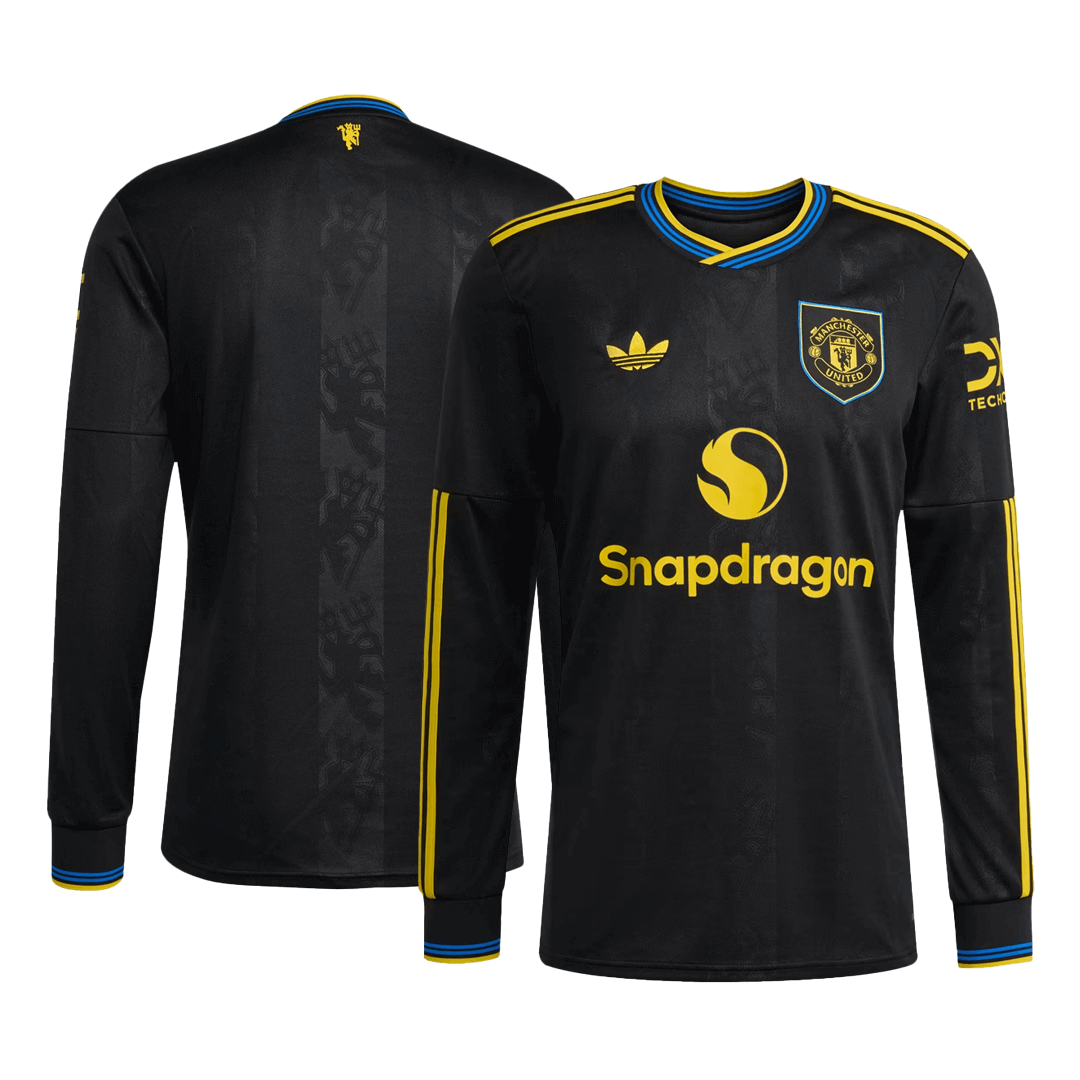 Heren Manchester United Derde Lange Mouwen Voetbalshirt 2025/26