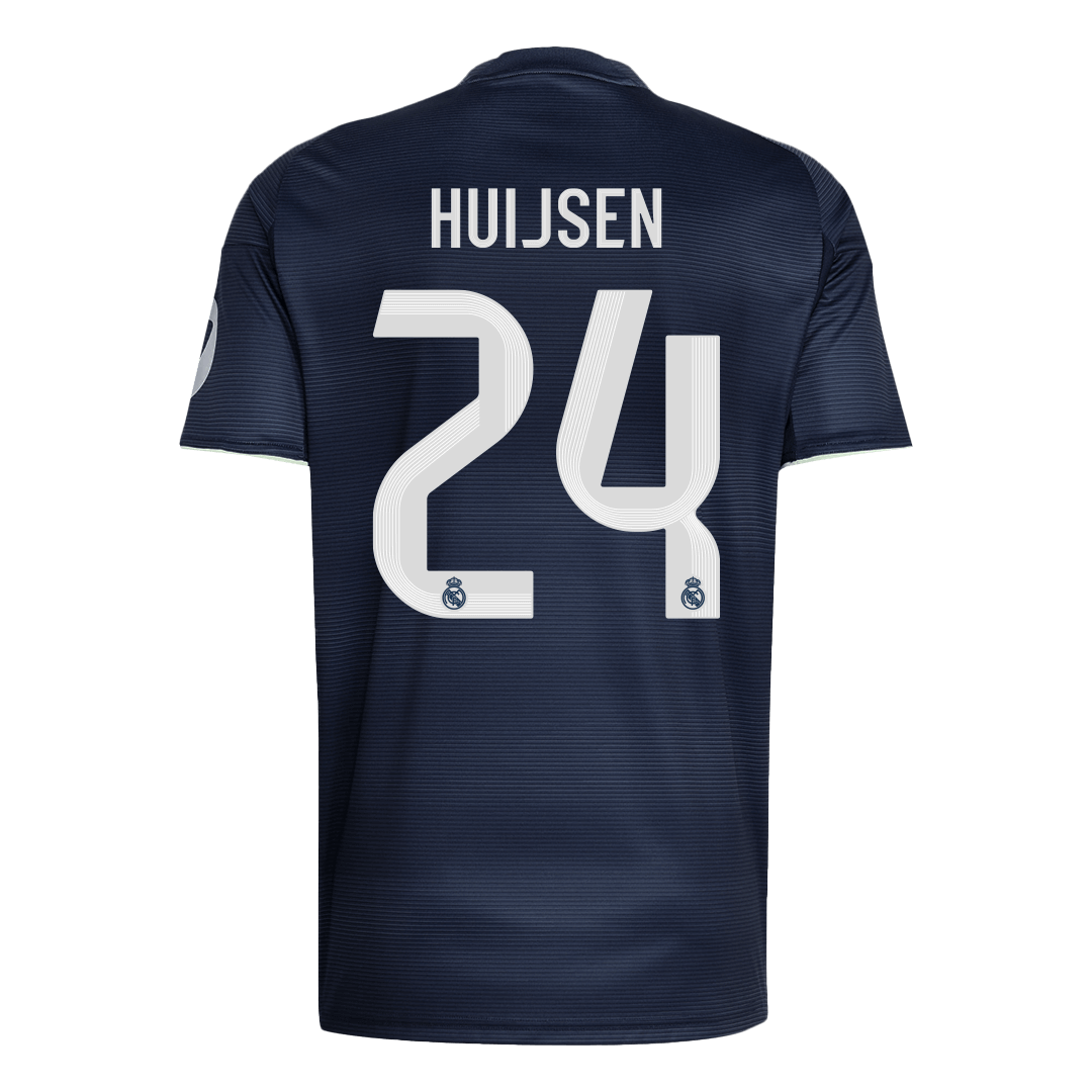 HUIJSEN #24 Heren Real Madrid Uit Voetbalshirt 2025/26