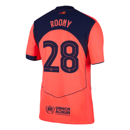 ROONY #28 Barcelona Derde Spelersversie Voetbalshirt 2025/26 - Slim Fit