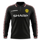 Retro Manchester United Uit Lange Mouwen Voetbalshirt 1998
