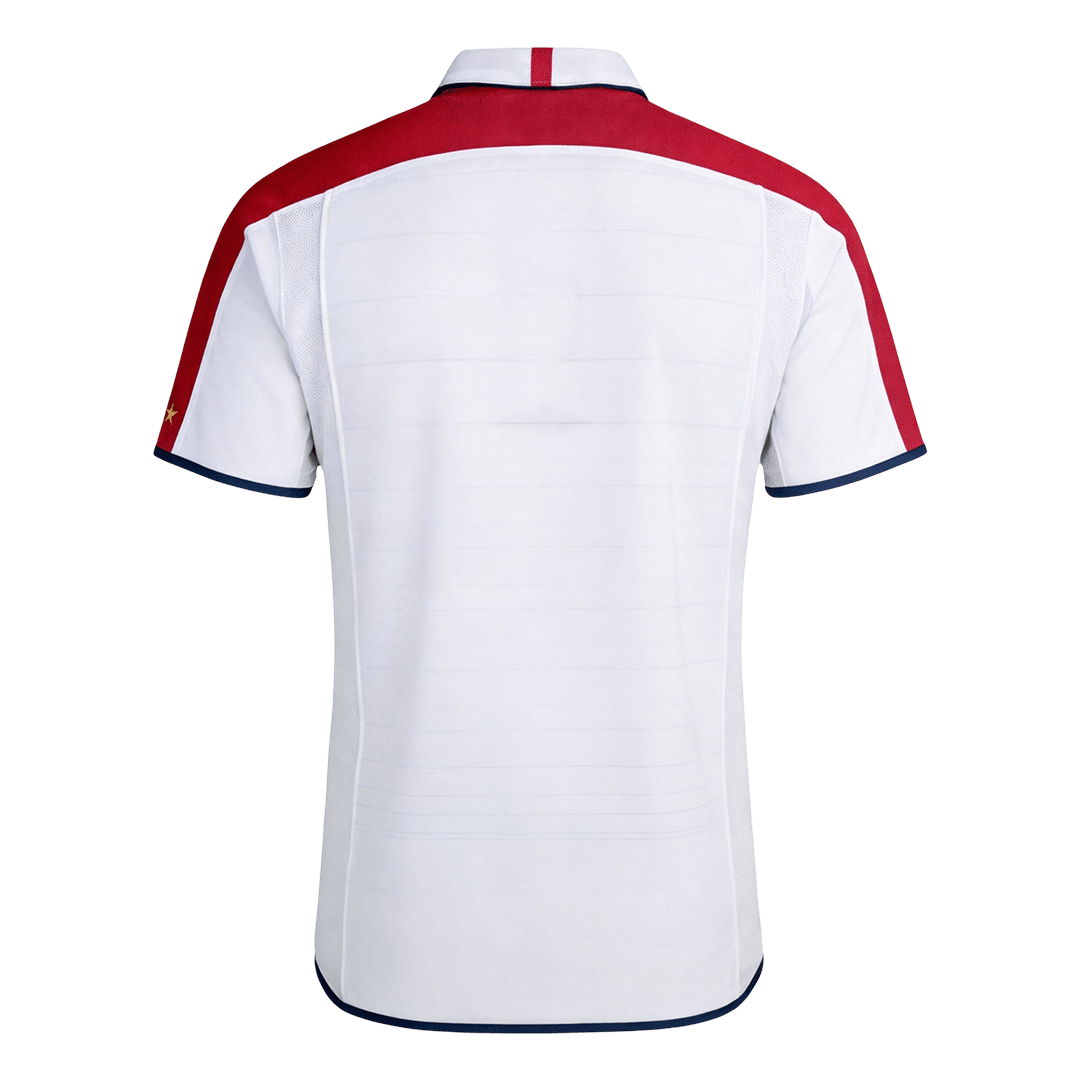 Retro England Thuis Voetbalshirt 2004 - achterkant