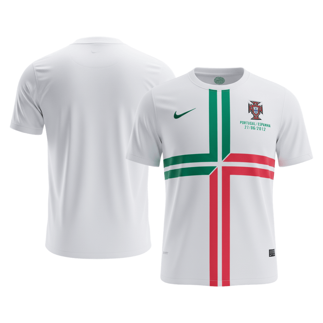 Retro Portugal Uit Voetbalshirt 2012