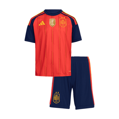 Kinder Spanje thuistenue WK Voetbal 2026【Kampioenseditie】