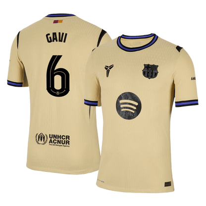 GAVI #6 Barcelona Uit Spelersversie Voetbalshirt 2025/26 - Slim Fit