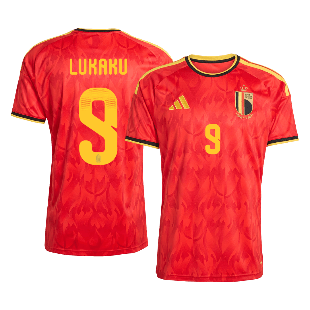 LUKAKU #9 Heren Belgium Thuis Voetbalshirt WK Voetbal 2026