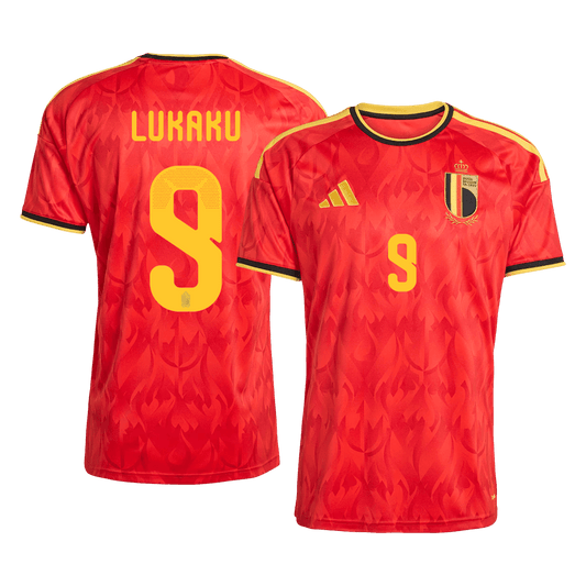 LUKAKU #9 Heren Belgium Thuis Voetbalshirt WK Voetbal 2026