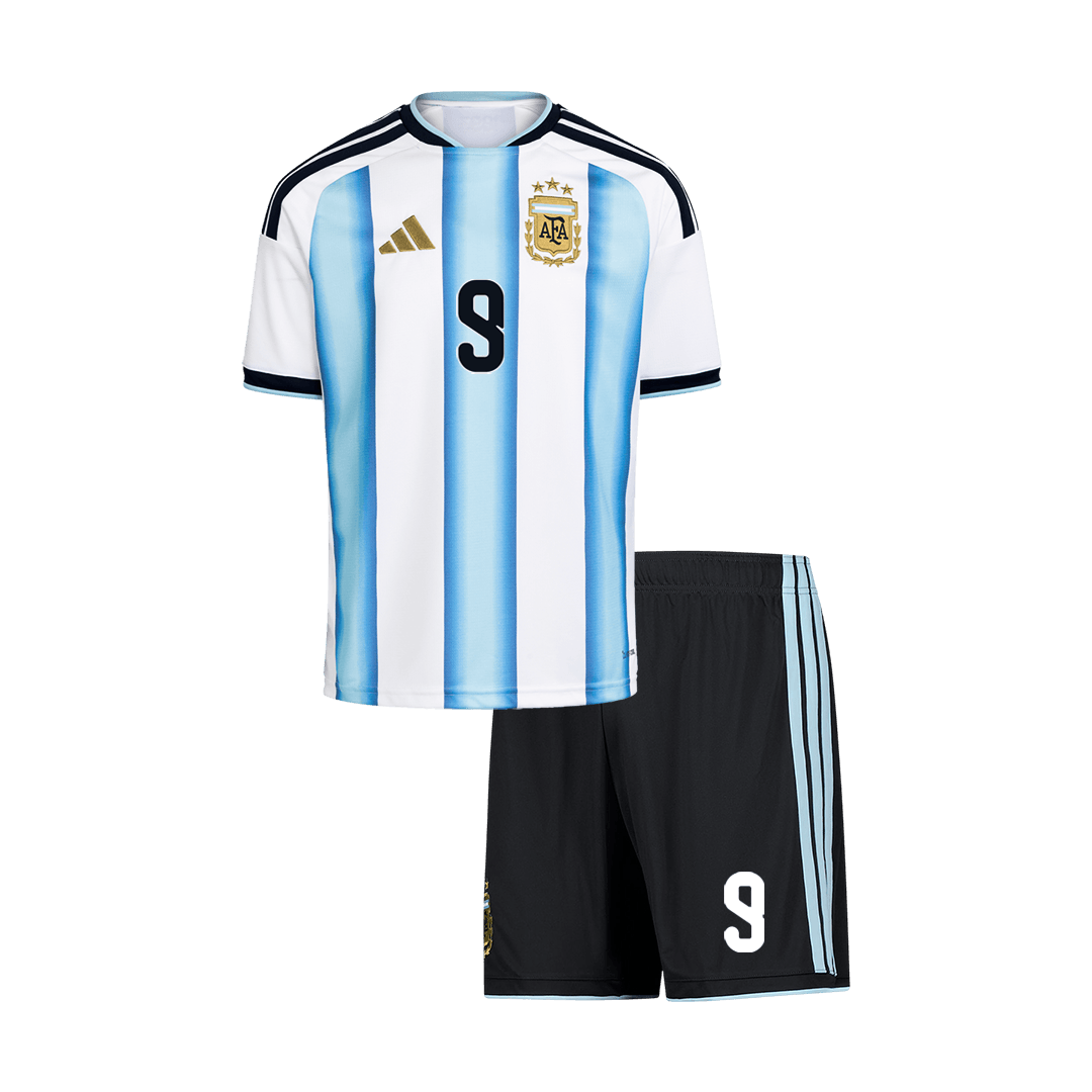 J.ÁLVAREZ #9 Jeugd Argentina Thuis Tenue 2026 [PREMIUM]