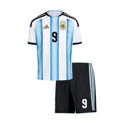 J.ÁLVAREZ #9 Jeugd Argentina Thuis Tenue 2026 [PREMIUM]
