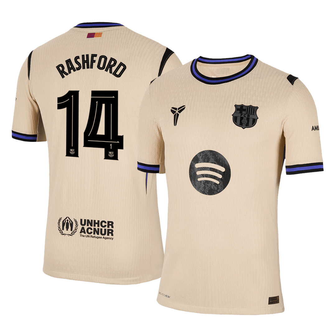 RASHFORD #14 Barcelona Uit Spelersversie Voetbalshirt 2025/26 - Slim Fit