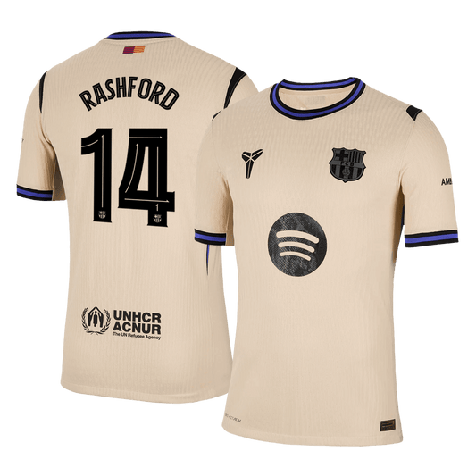 RASHFORD #14 Barcelona Uit Spelersversie Voetbalshirt 2025/26 - Slim Fit