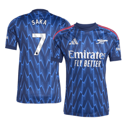SAKA #7 Heren Arsenal Uit Voetbalshirt 2025/26 - voorkant