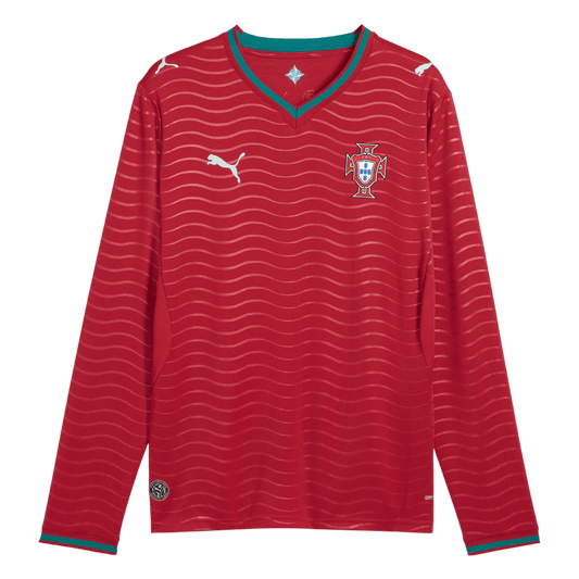 Heren Portugal Thuis Lange Mouwen Voetbalshirt 2026