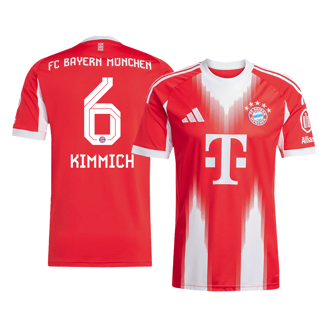 KIMMICH #6 Heren Bayern Munich Thuis Voetbalshirt 2025/26 [PREMIUM]