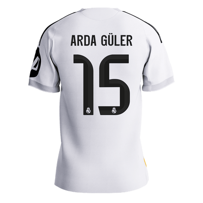 ARDA GÜLER #15 Real Madrid Thuis Spelersversie Voetbalshirt 2025/26 - Slim Fit [PREMIUM]