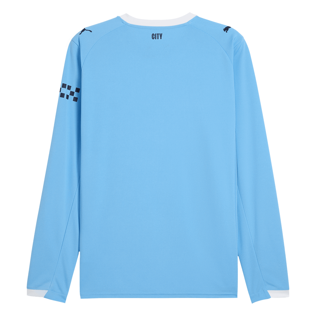 Heren Manchester City Thuis Lange Mouwen Voetbalshirt 2025/26