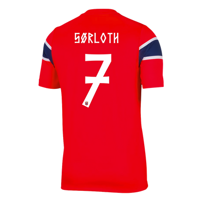 SØRLOTH #7 Heren Norway Thuis Voetbalshirt WK Voetbal 2026 - voorkant
