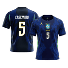 CASEMIRO #5 Heren Brazil Uit Voetbalshirt WK Voetbal 2026