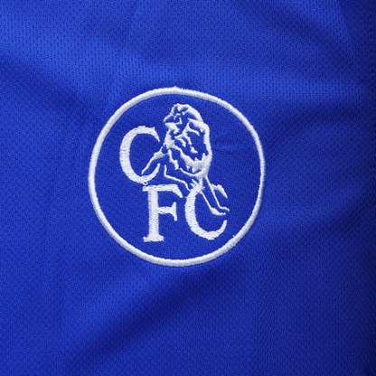 Retro Chelsea Thuis Voetbalshirt 2003/05 - close-up