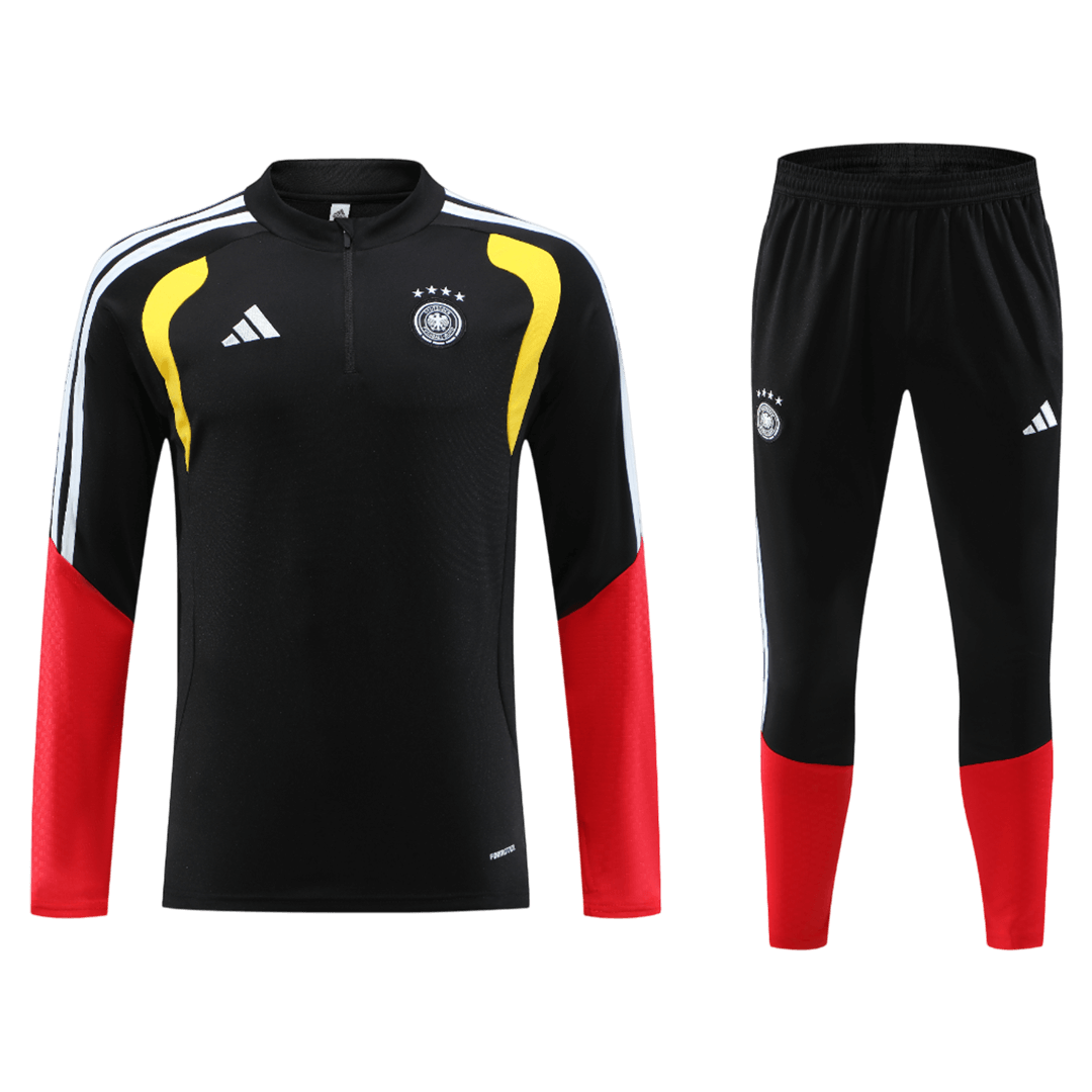 Germany Joggingpak met rit Set(top+broek) 2026 Black football shirt