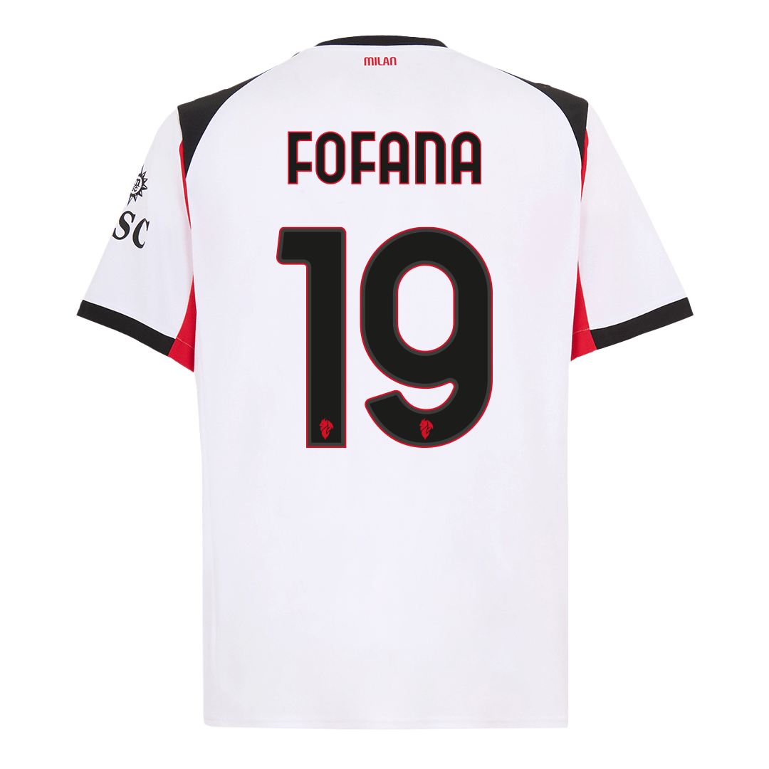FOFANA #19 Heren AC Milan Uit Voetbalshirt 2025/26