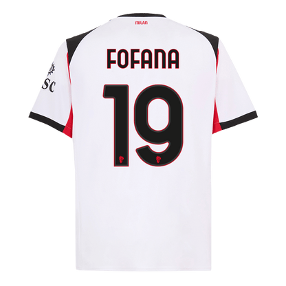 FOFANA #19 Heren AC Milan Uit Voetbalshirt 2025/26