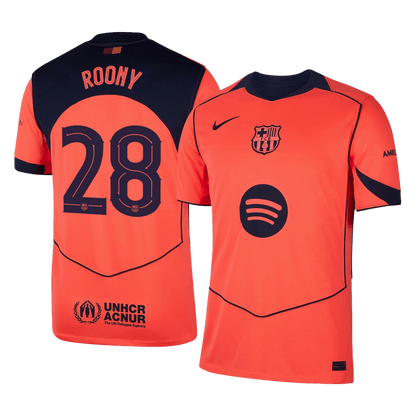 ROONY #28 Heren Barcelona Derde Voetbalshirt 2025/26