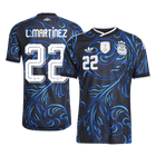 L. MARTÍNEZ #22 Argentina Uit Spelersversie Voetbalshirt WK Voetbal 2026 - Slim Fit