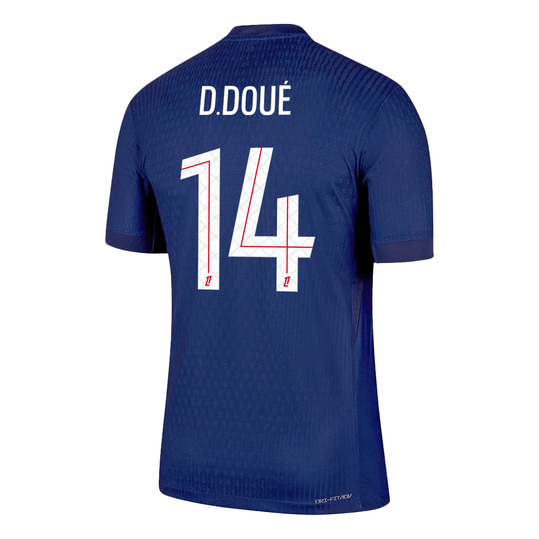 D.DOUÉ #14 PSG Thuis Spelersversie Voetbalshirt 2025/26 - Slim Fit