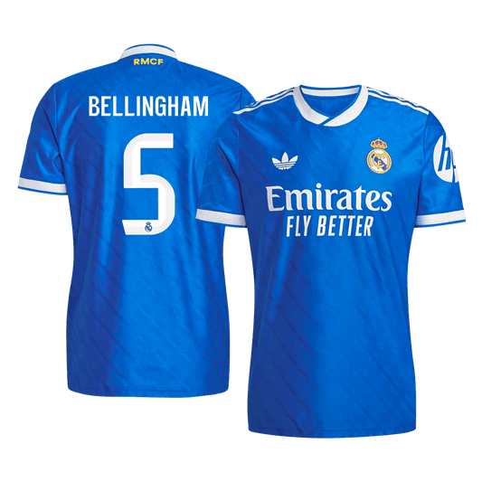 Maillot de football BELLINGHAM #5 Real Madrid version troisième joueur 2025/26 - Coupe slim