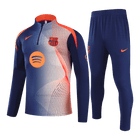 Barcelona Joggingpak met rit Set(top+broek) 2025/26 Black&Orange