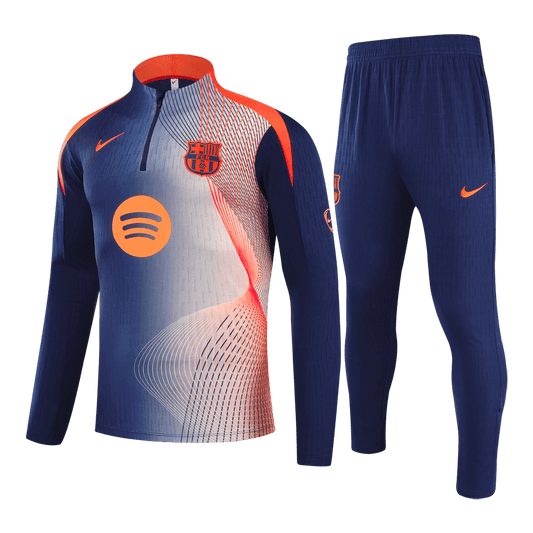 Barcelona Joggingpak met rit Set(top+broek) 2025/26 Black&Orange