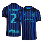 DUMFRIES #2 Heren Inter Milan Thuis Voetbalshirt 2025/26