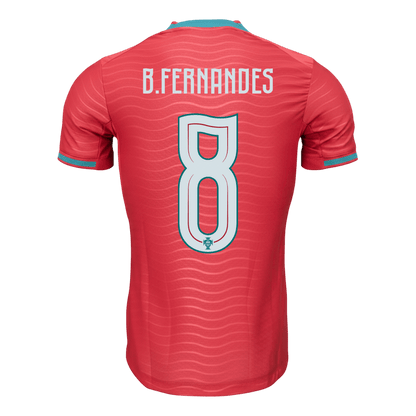B.FERNANDES #8 Portugal Thuis Spelersversie Voetbalshirt 2026 - Slim Fit