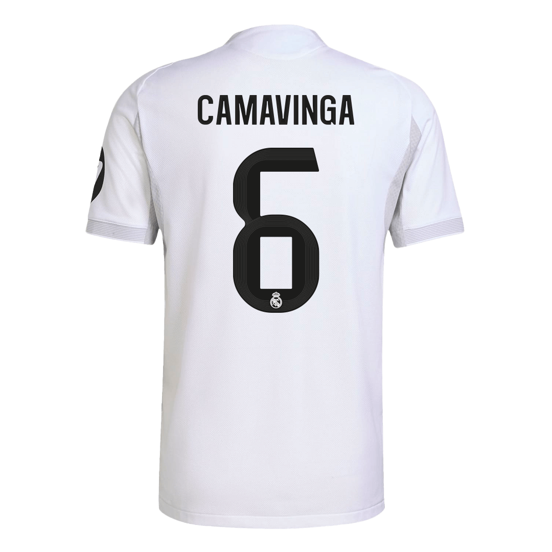 Maillot de football domicile CAMAVINGA #6 Real Madrid 2025/26 - Coupe slim