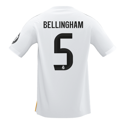BELLINGHAM #5 Heren Real Madrid Thuis Voetbalshirt 2025/26 [PREMIUM]