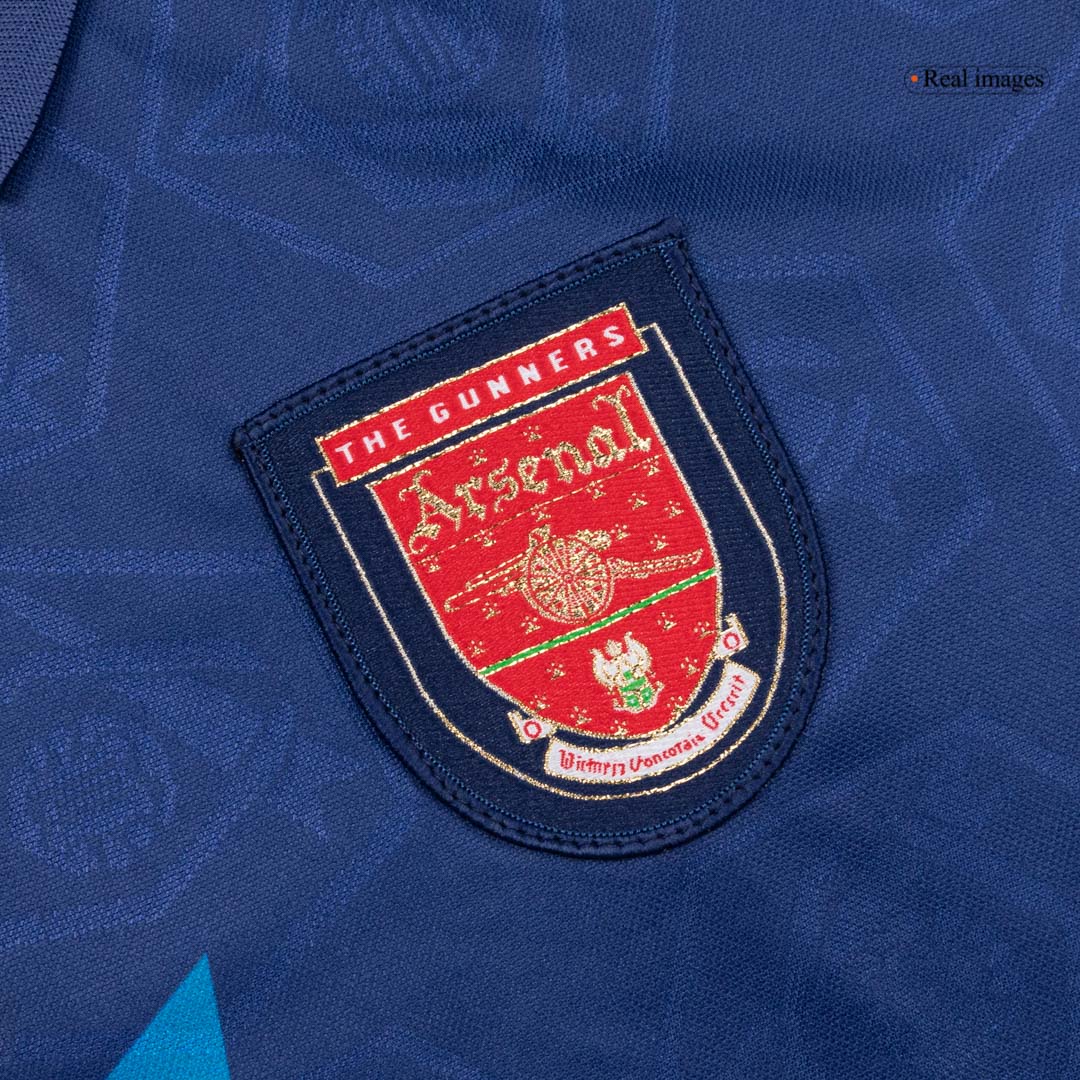 Retro Arsenal Uit Voetbalshirt 1995 - zijkant
