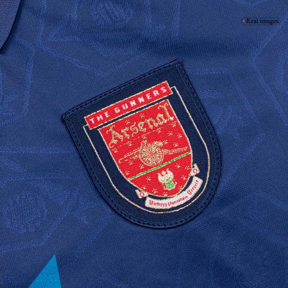 Retro Arsenal Uit Voetbalshirt 1995 - zijkant