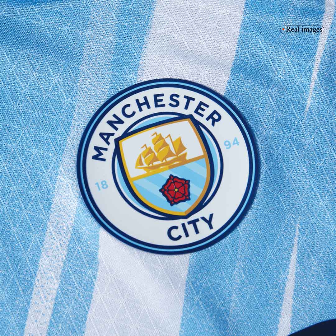 Manchester City Thuis Spelersversie Voetbalshirt 2025/26 - Slim Fit