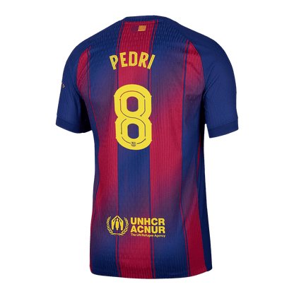 PEDRI #8 Barcelona Thuis Spelersversie Voetbalshirt 2025/26 -UCL - Slim Fit