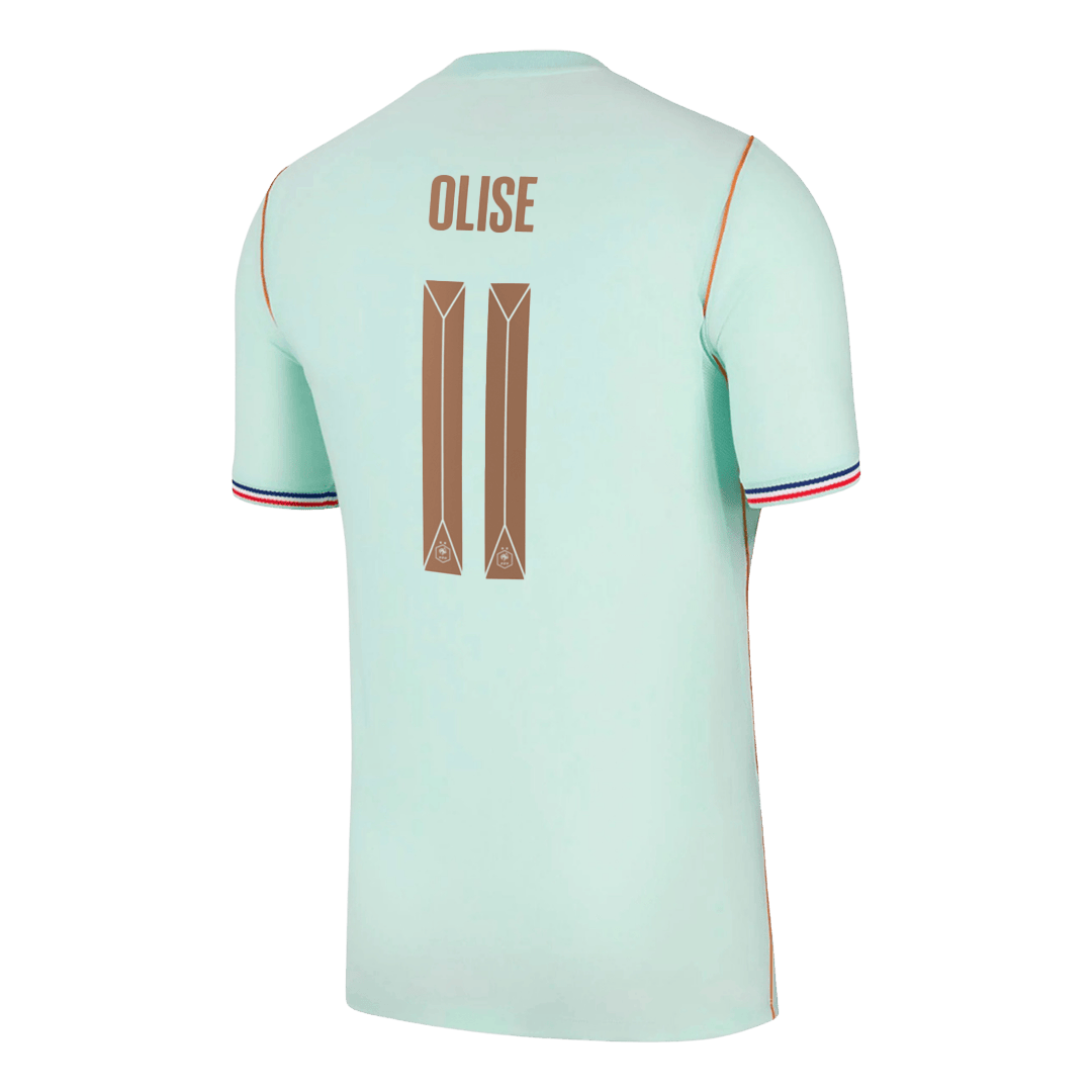 OLISE #11 Heren France Uit Voetbalshirt WK Voetbal 2026 - extra