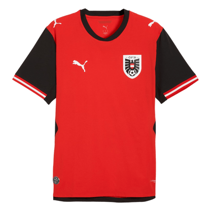 Austria Thuis Spelersversie Voetbalshirt WK Voetbal 2026 - Slim Fit - voorkant