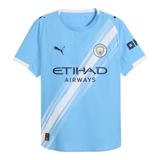 Manchester City Thuis Spelersversie Voetbalshirt 2025/26 - Slim Fit