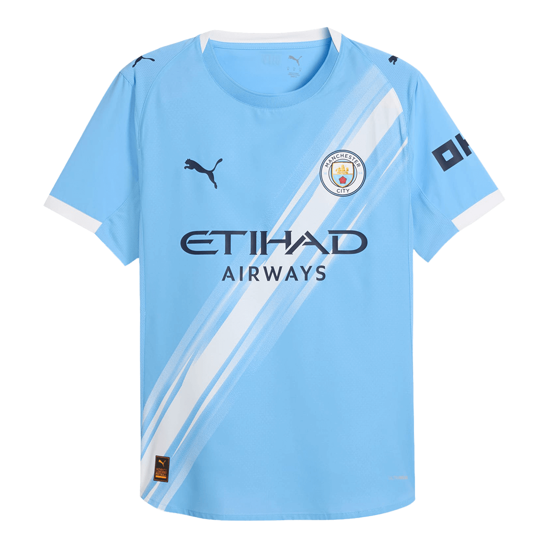 REIJNDERS #4 Manchester City Thuis Spelersversie Voetbalshirt 2025/26 - Slim Fit