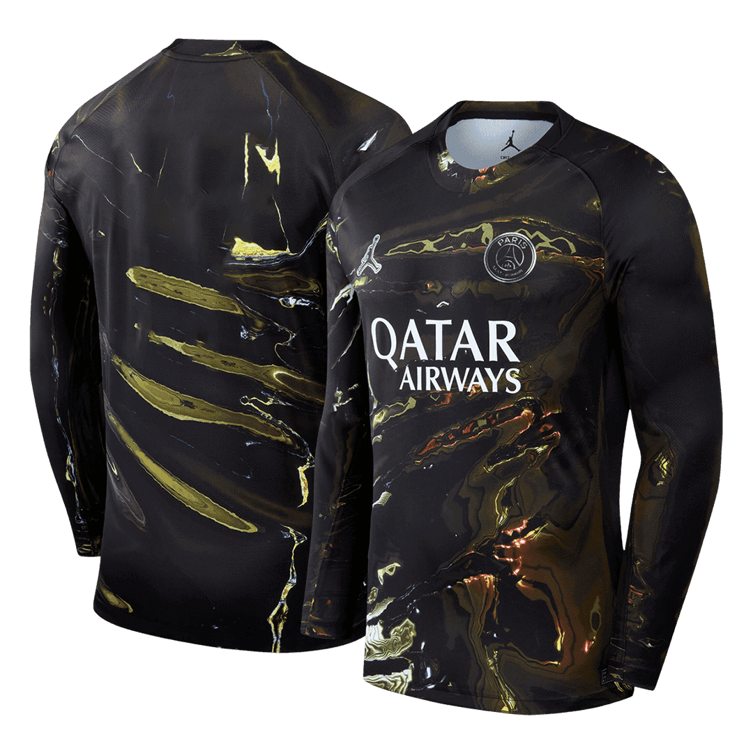 Heren PSG Lange Mouwen Voetbalshirt 2025/26 - achterkant