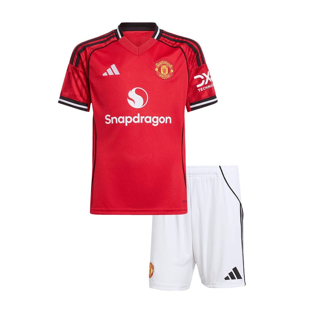 Jeugd Manchester United Thuis Tenue 2025/26