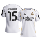 ARDA GÜLER #15 Real Madrid Thuis Spelersversie Voetbalshirt 2025/26 - Slim Fit [PREMIUM]