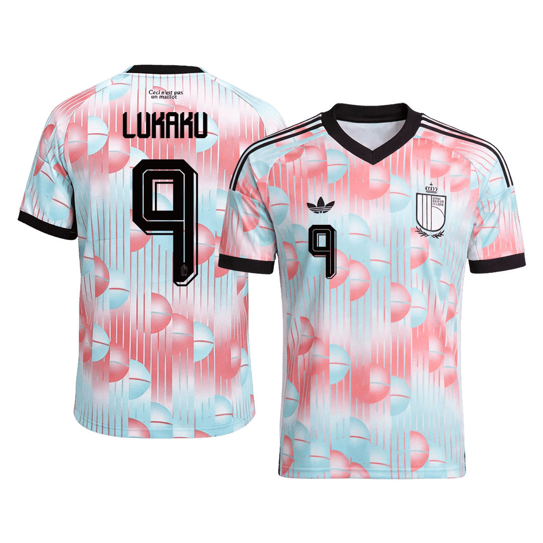 LUKAKU #9 Heren Belgium Uit Voetbalshirt WK Voetbal 2026
