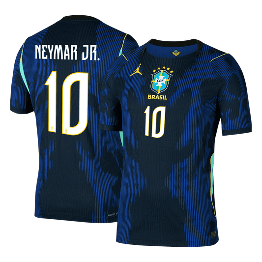 NEYMAR JR. #10 Brazil Uit Spelersversie Voetbalshirt WK Voetbal 2026 - Slim Fit