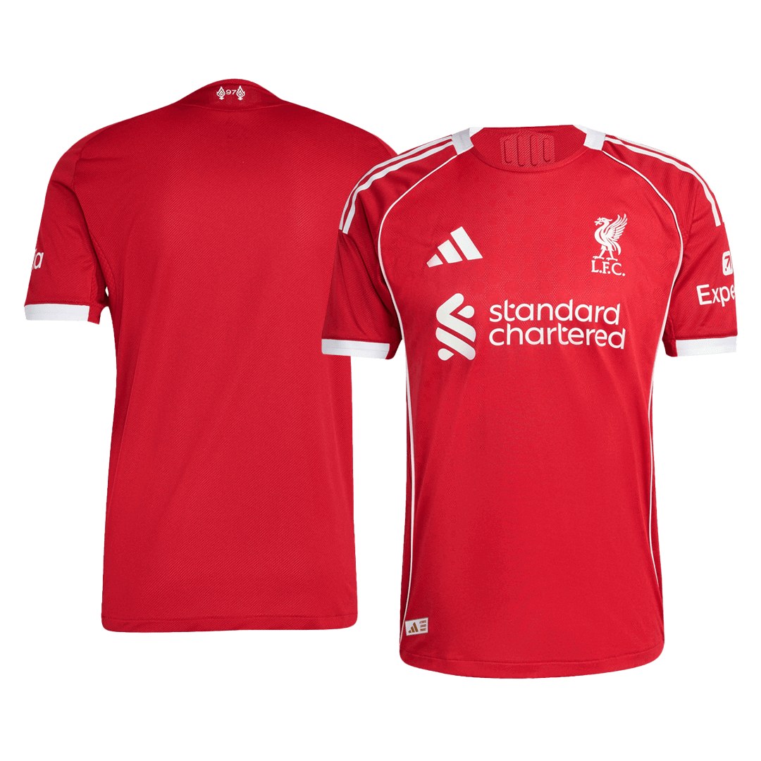 Liverpool Thuis Spelersversie Voetbalshirt 2025/26 - Slim Fit