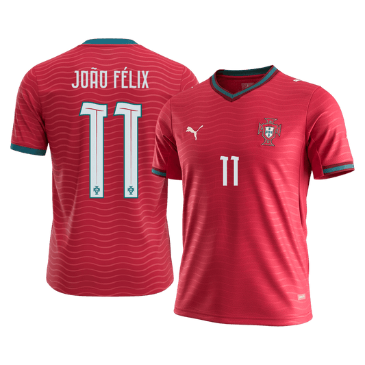 JOÃO FÉLIX #11 Heren Portugal Thuis Voetbalshirt 2026 [PREMIUM]